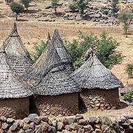 Animist village near Rumsiki in Cameroon, Africa