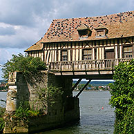 The Old Mill /Vieux Moulin de Vernon over the river Seine, Normandy, France