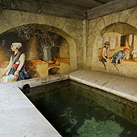 Covered laundry at Aiguines, Provence, France