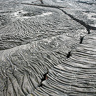 Lava pattern, Bahia Sullivan, Santiago island, Galapagos 