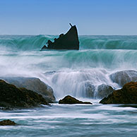 Shipwreck off the coast of Namibia